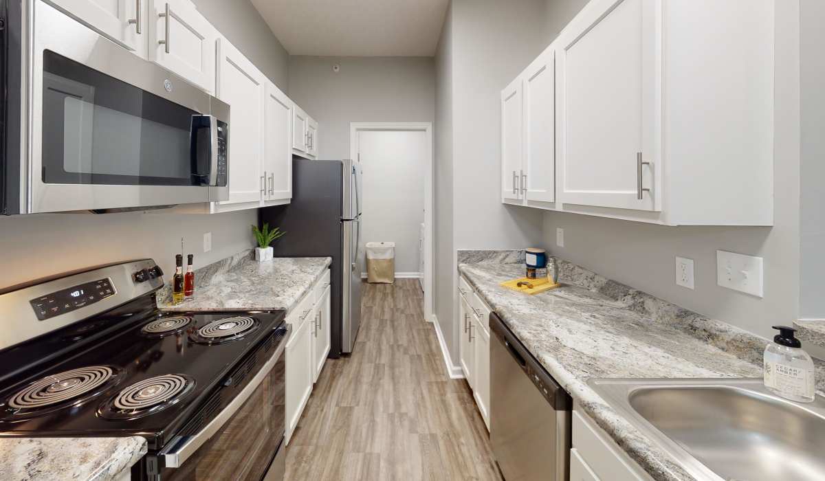 Open kitchen at Burlington Oaks in Burlington. KY