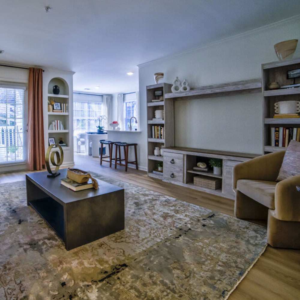 Modern living space at Avonlea Towne Lake in Woodstock, Georgia