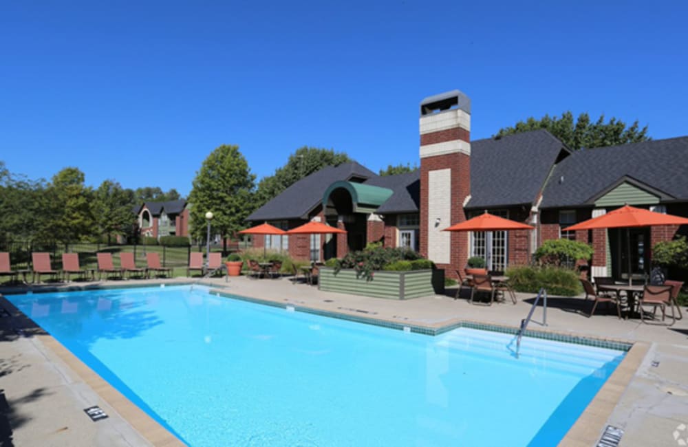 Swimming pool at Century Lake Apartments in Cincinnati, Ohio
