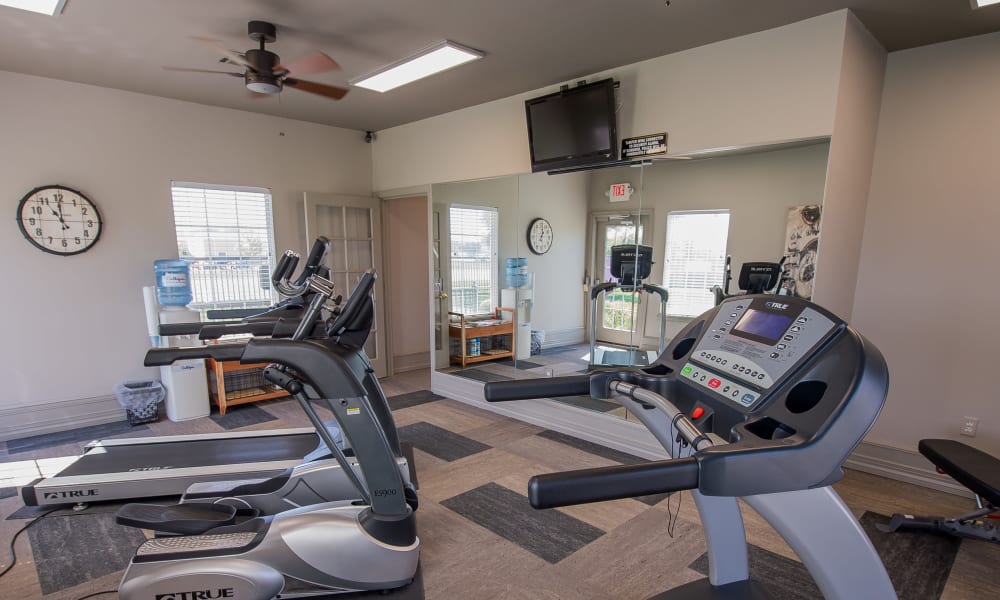 Gym at The Remington Apartments in Wichita, Kansas