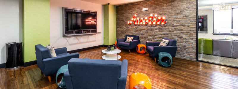 Clubroom at Regents West at 24th in Austin, Texas