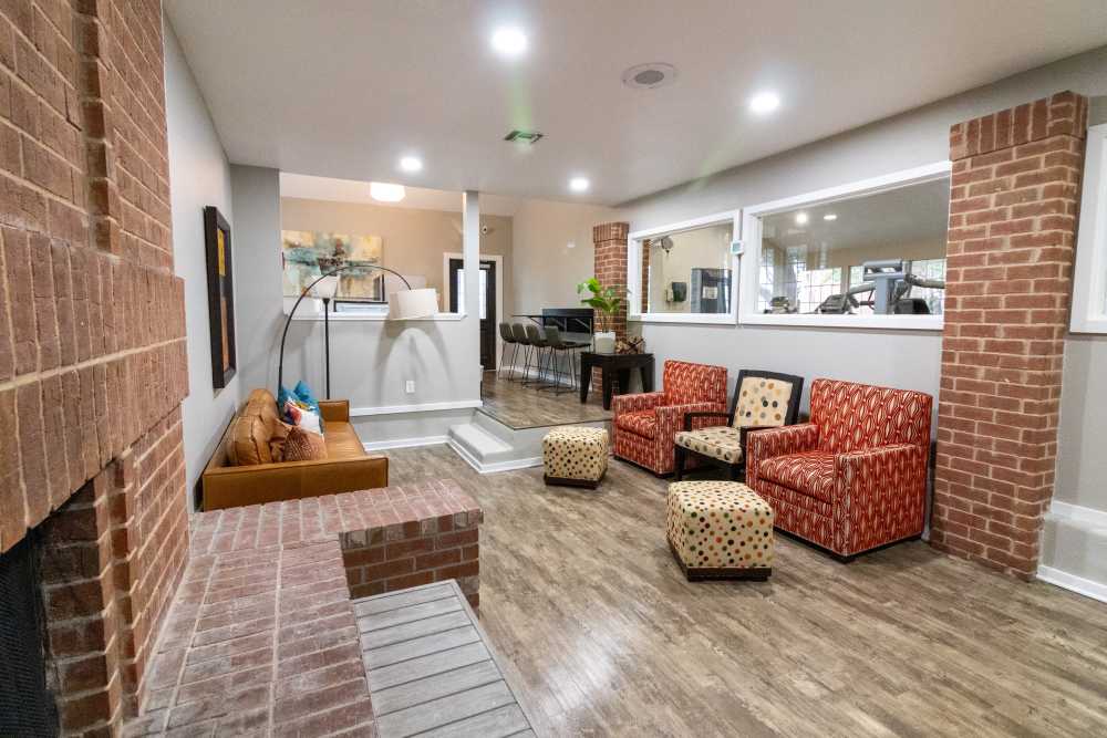 Community clubhouse at Oak Ridge Apartments in San Antonio, Texas