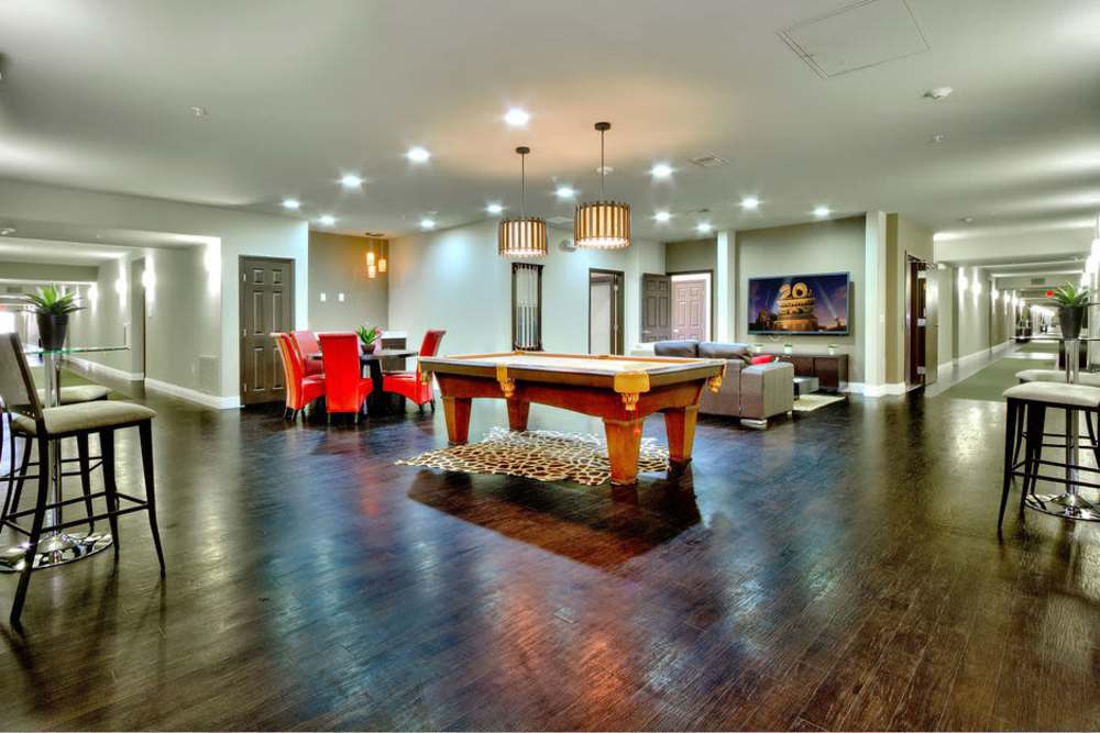 Clubhouse billiards table at Acapella in Las Vegas, Nevada