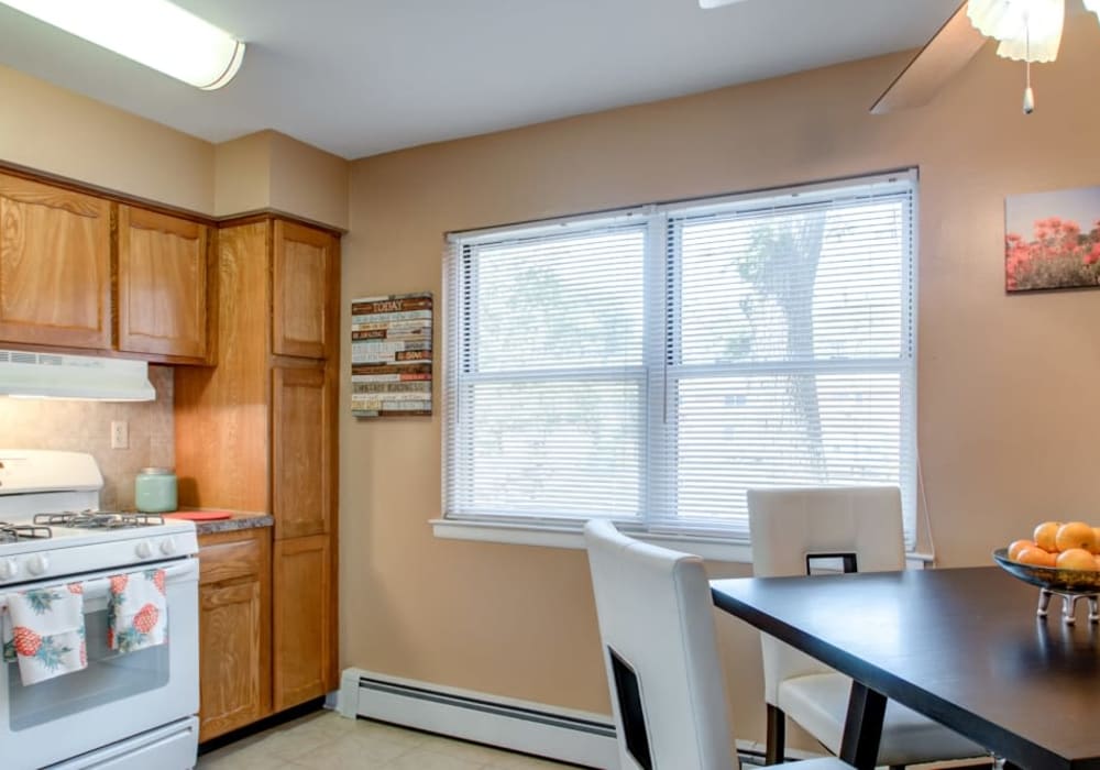 Kitchen at Center Grove Village in Randolph, New Jersey