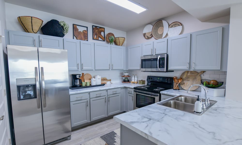 Kitchen at 97@ North Oak in Kansas City, Missouri