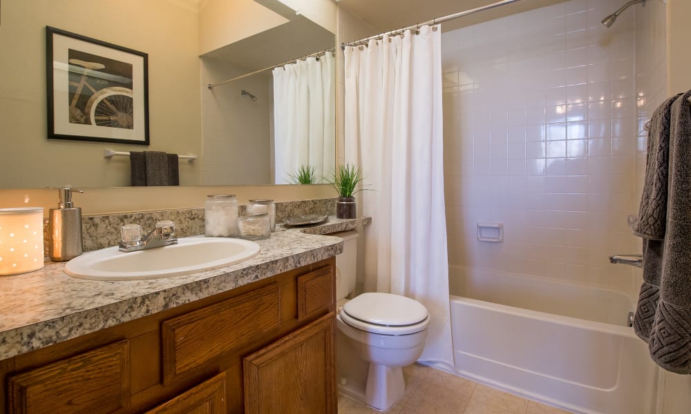 Bathroom at The Courtyards in Tulsa, Oklahoma