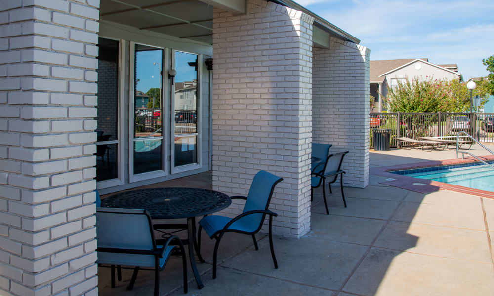 Pool at Tammaron Village Apartments in Oklahoma City, Oklahoma