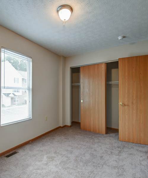 Beautiful bedroom at Cedar Glen II in Morgantown, West Virginia