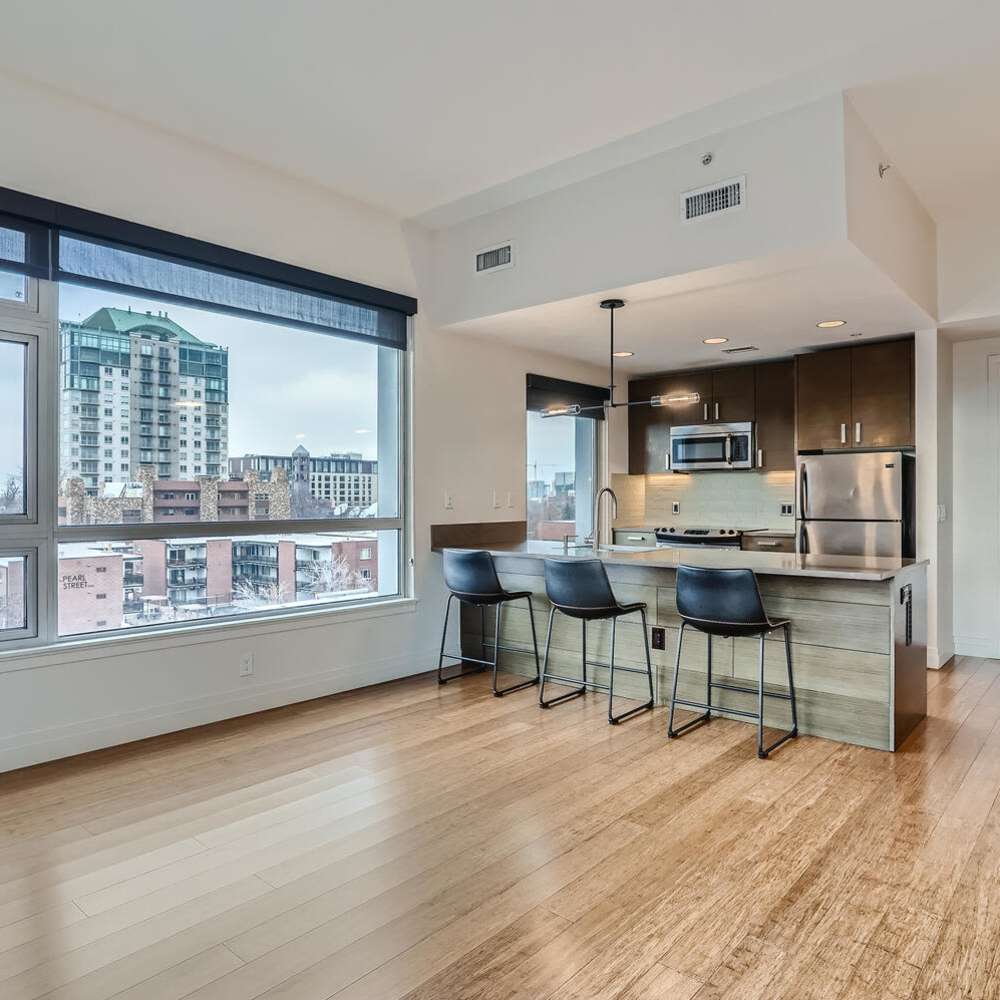 Open room at The View at Wash Park in Denver, Colorado