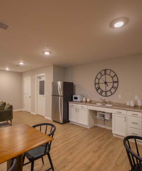 Community kitchen at Juniper Crossing I in Columbus, Ohio