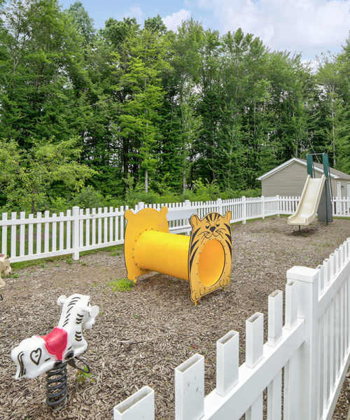 Community playground at Quaker Meadows in Hermitage, Pennsylvania