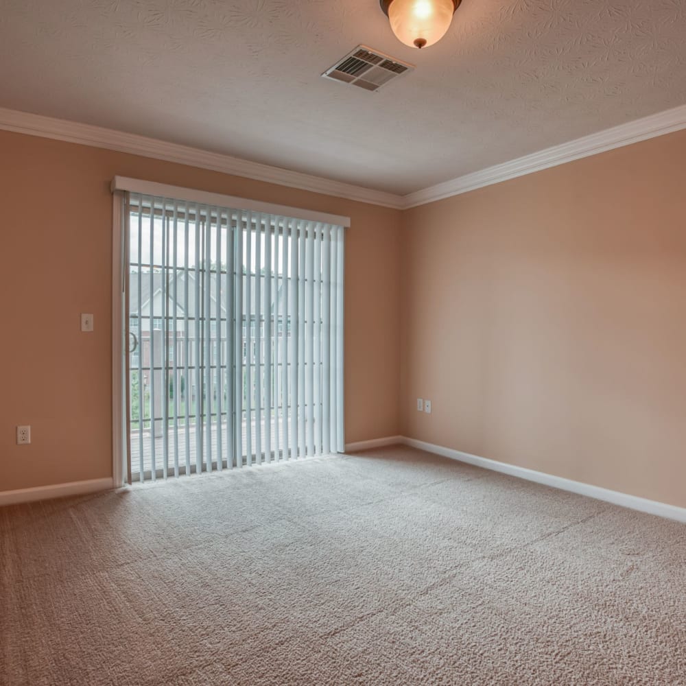 Apartment with sliding glass door at Chatham Commons, Cranberry Township, Pennsylvania