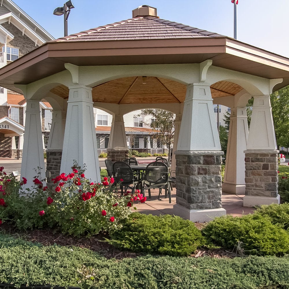 Gazebo at Applewood Pointe of Bloomington in Bloomington, Minnesota. 