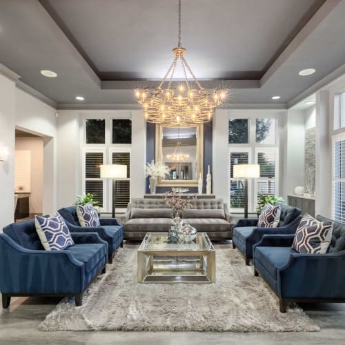 Elegant lounge at Winsted at Sunset West in Rocklin, California