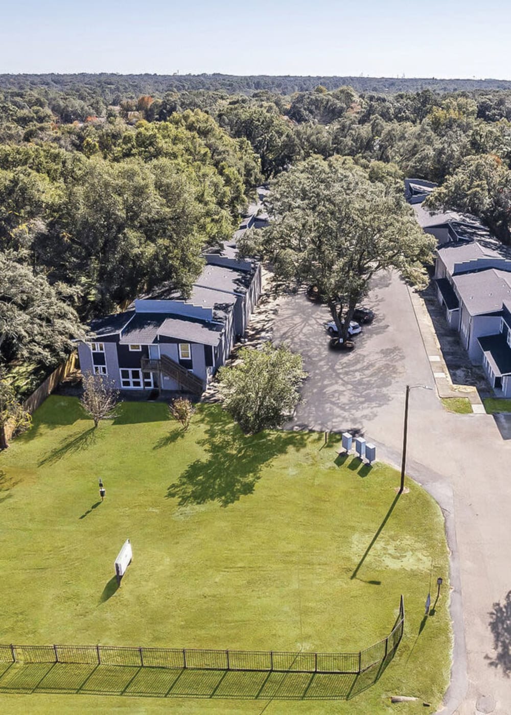 Aerial view at The Palmiere in Pensacola, Florida