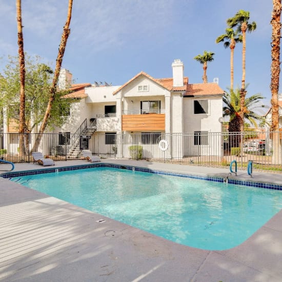 Swimming pool at Tides on Twain in Las Vegas, Nevada