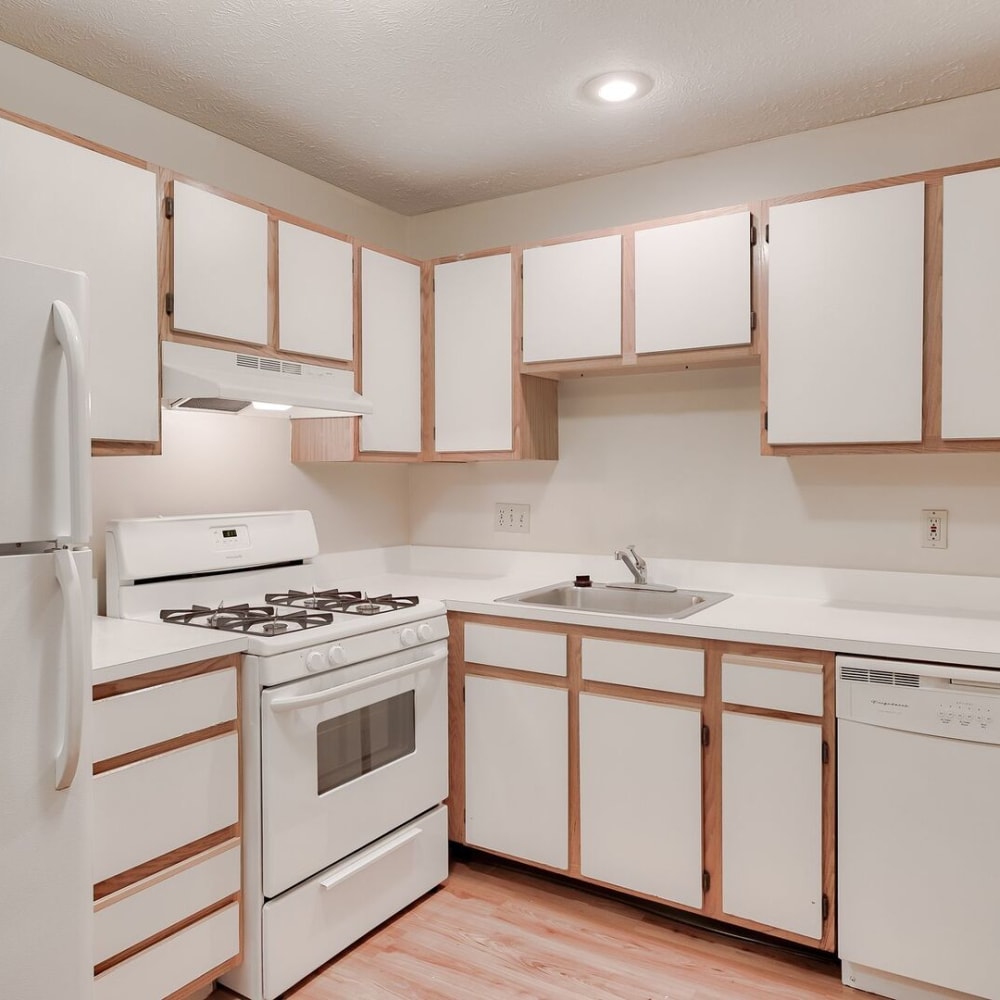 Kitchen at Brentwood Apartments, Painesville, Ohio