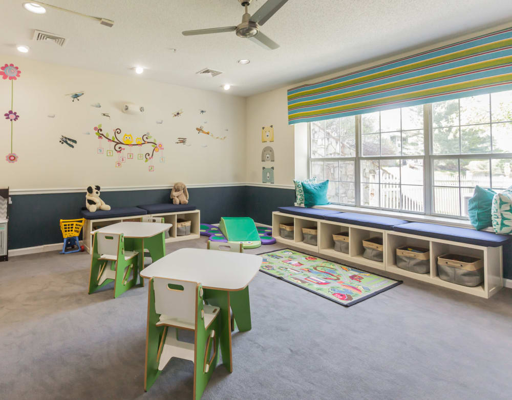 Colorful childrens clubhouse place at Vista Point Apartments in Wappingers Falls, New York