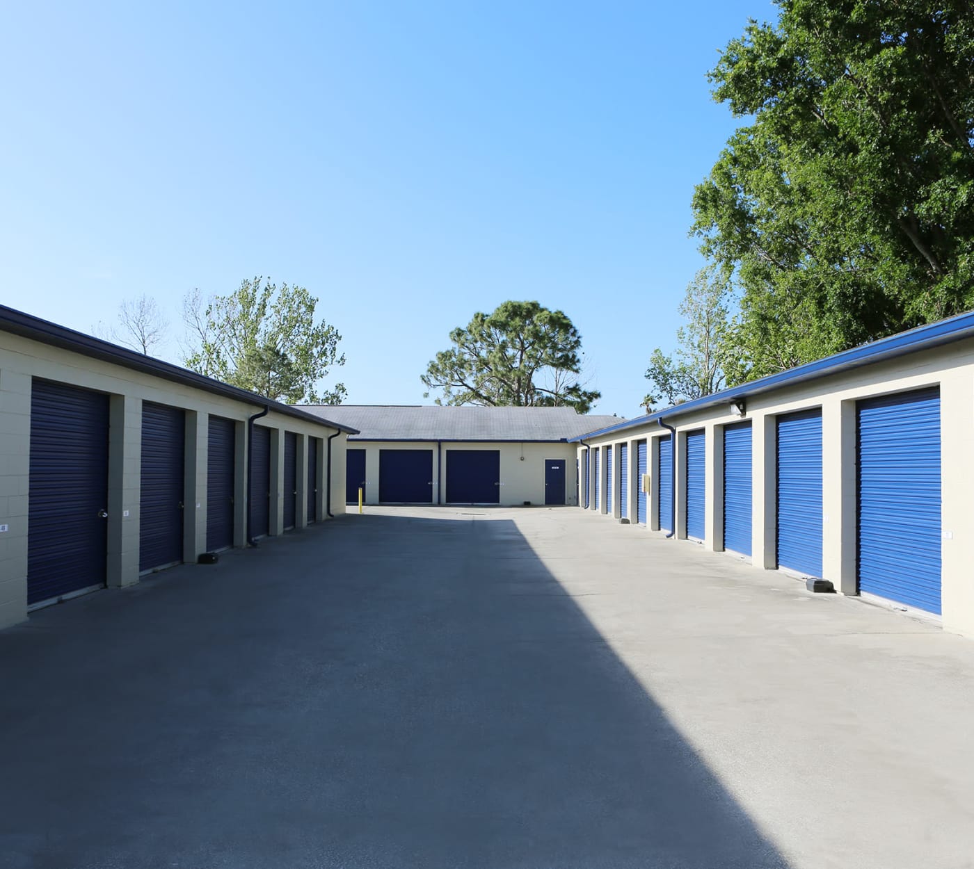 Ground-floor unit at Midgard Self Storage in Tanner, Alabama