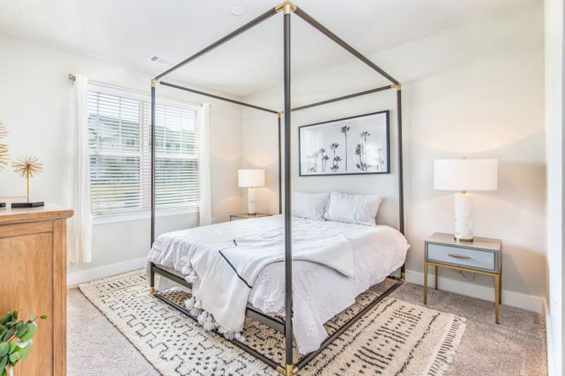 master bedroom at The Mason in Ladson, South Carolina