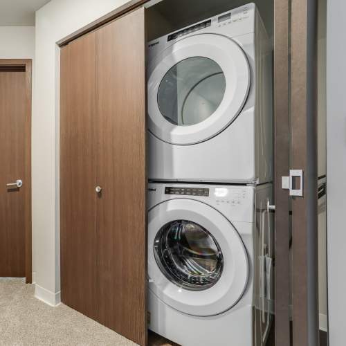 Washer at Union Court Senior Apartments and Townhomes in Kenosha, Wisconsin