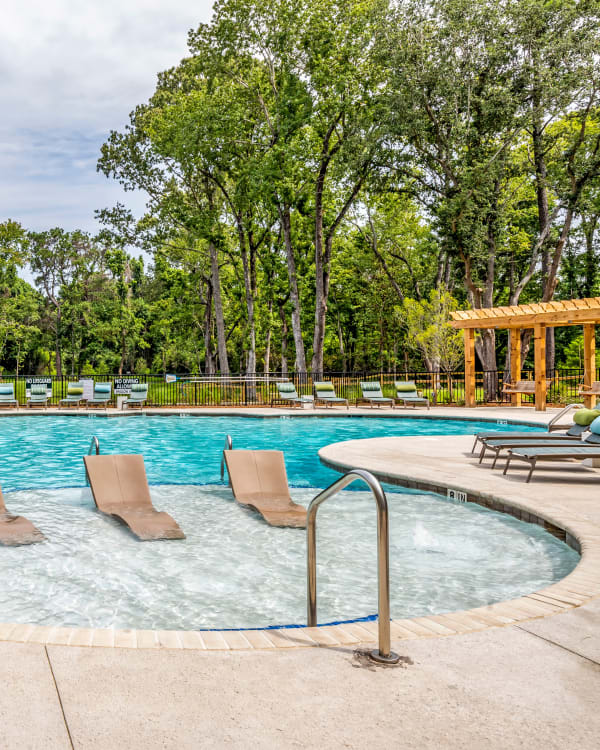 Sparkling pool at The Heyward in Charleston, South Carolina