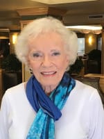 Maxine, resident at Merrill Gardens at Bankers Hill in San Diego, California. 