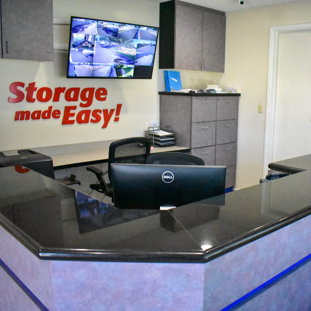 Inside the welcoming office at STOR-N-LOCK Self Storage in Sandy, Utah