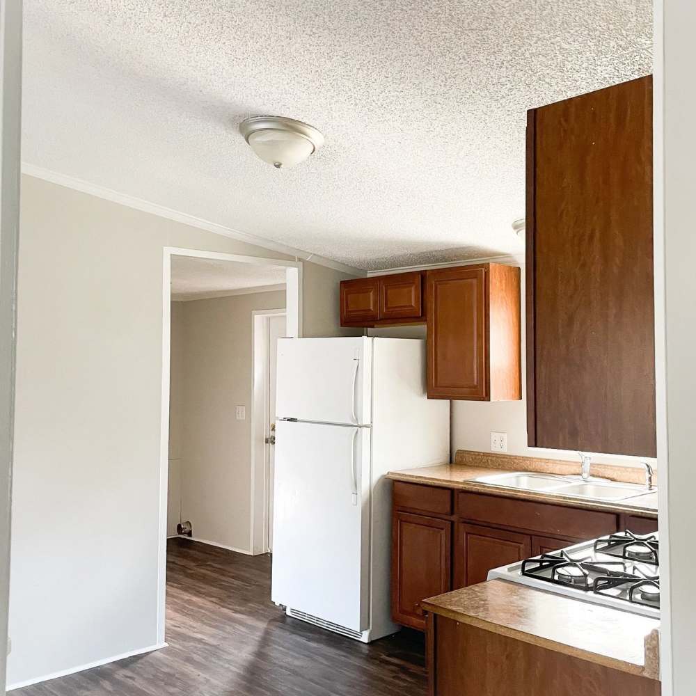 Well-equipped kitchen at Fairview Crossing in Scottsburg, Indiana