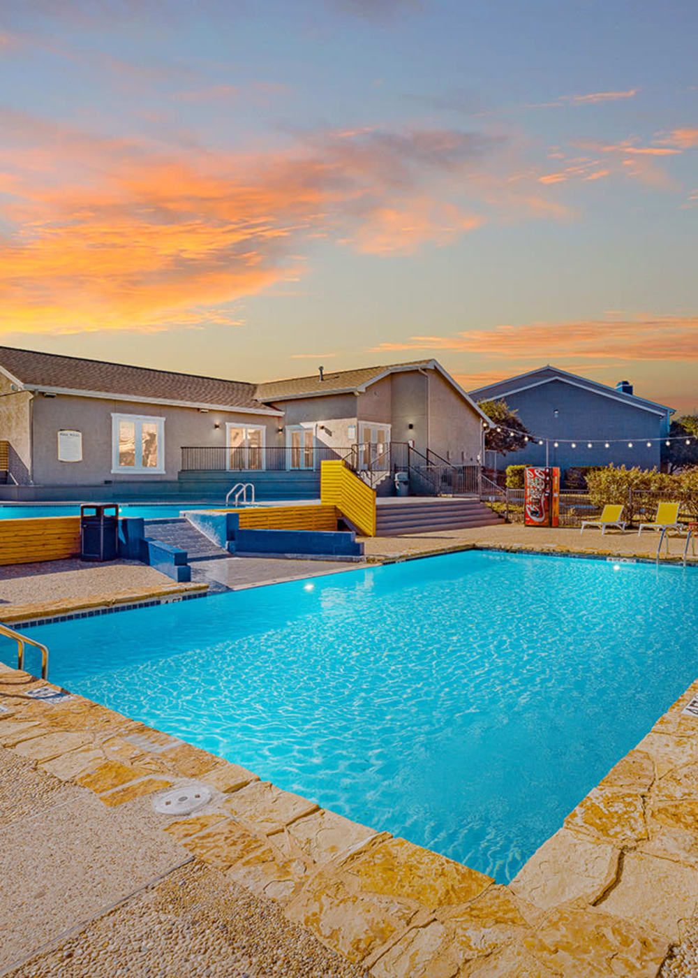 Rendering of the beautiful pool at Lark in San Antonio, Texas