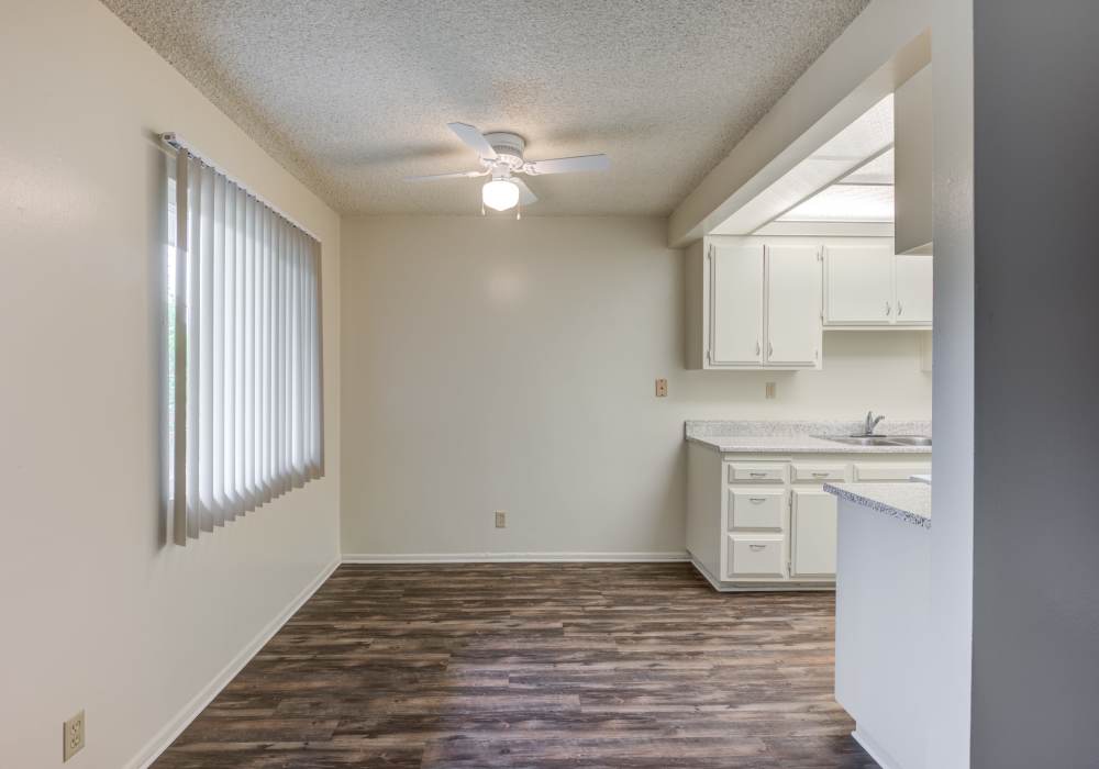 Dining area at Chatham Village in Tustin, California