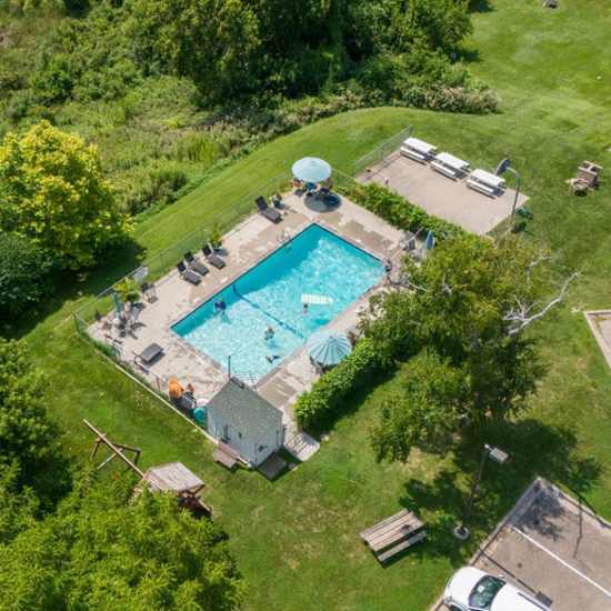 Pool at Solace on Lake Minnetonka in Spring Park, Minnesota
