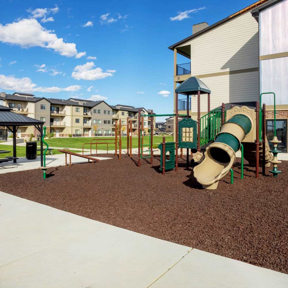 Kids playground at InterUrban Apartments in Billings, Montana