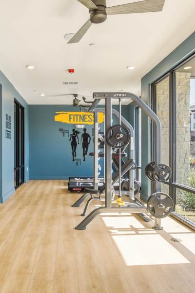 Resident in fitness center at The Springs at Georgetown in Georgetown, Texas