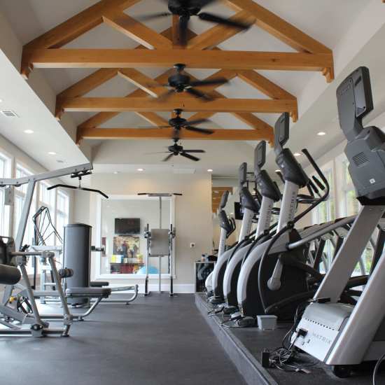 Fitness center at Preserve At Columbus Park in Columbus, Georgia