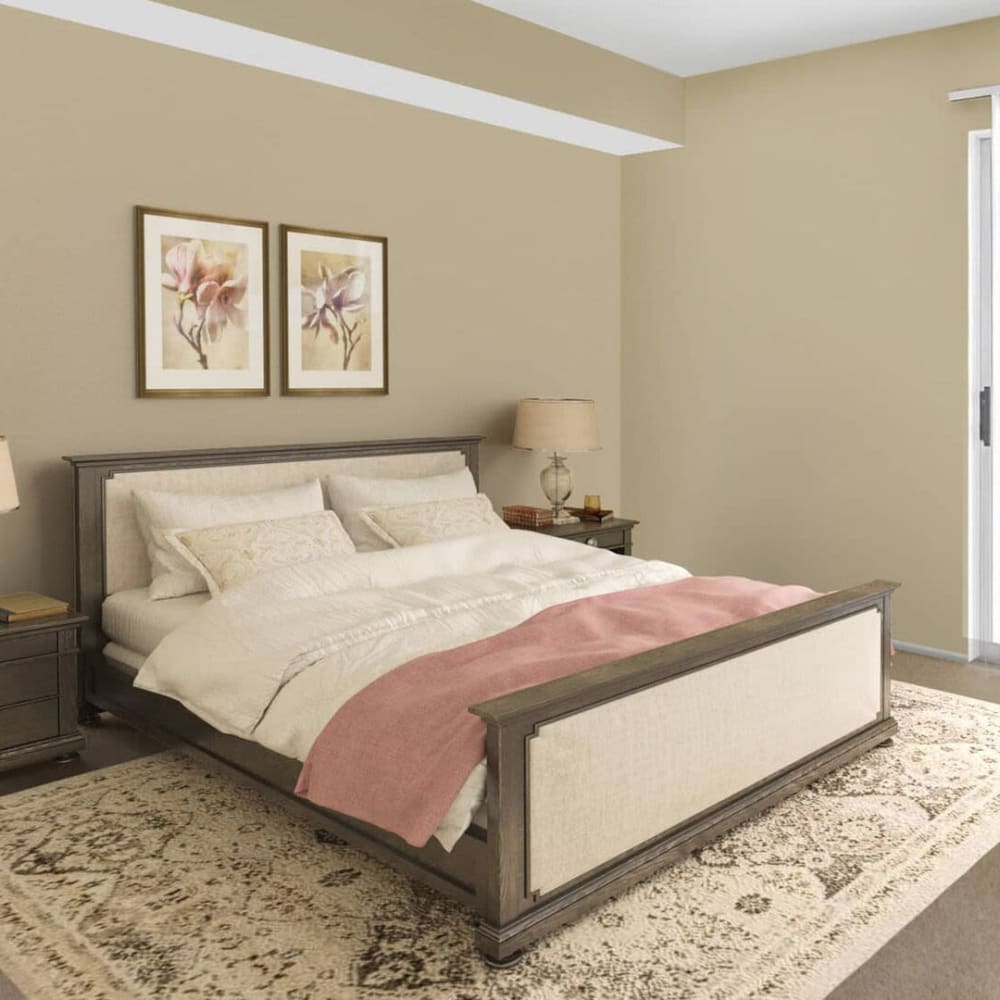 Bedroom at Valley Estates in Richardson, Texas