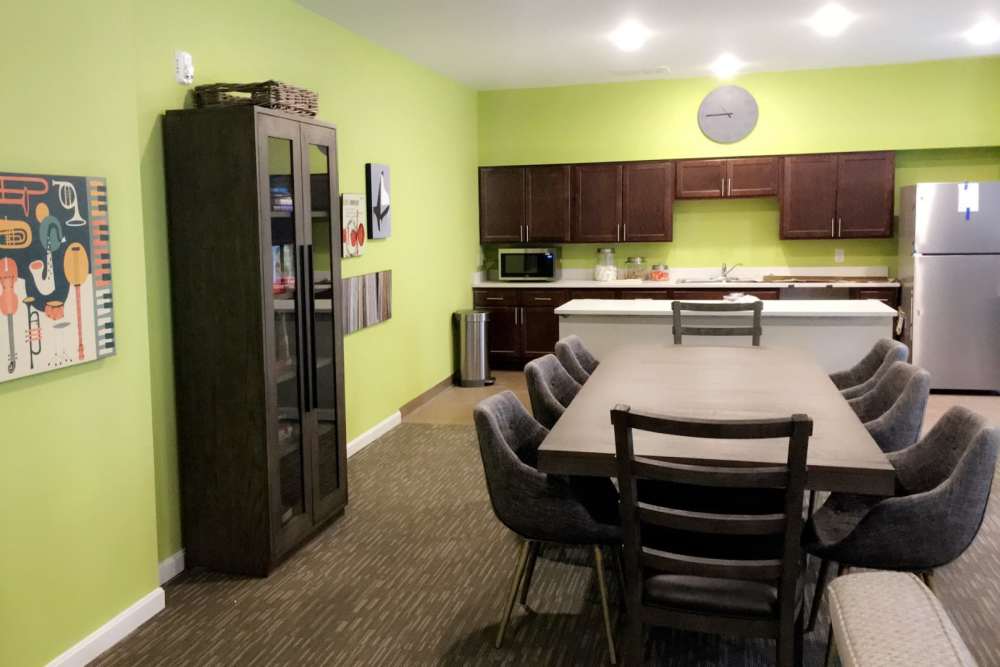 Communal kitchen area North Avenue Gateway II in Baltimore, Maryland