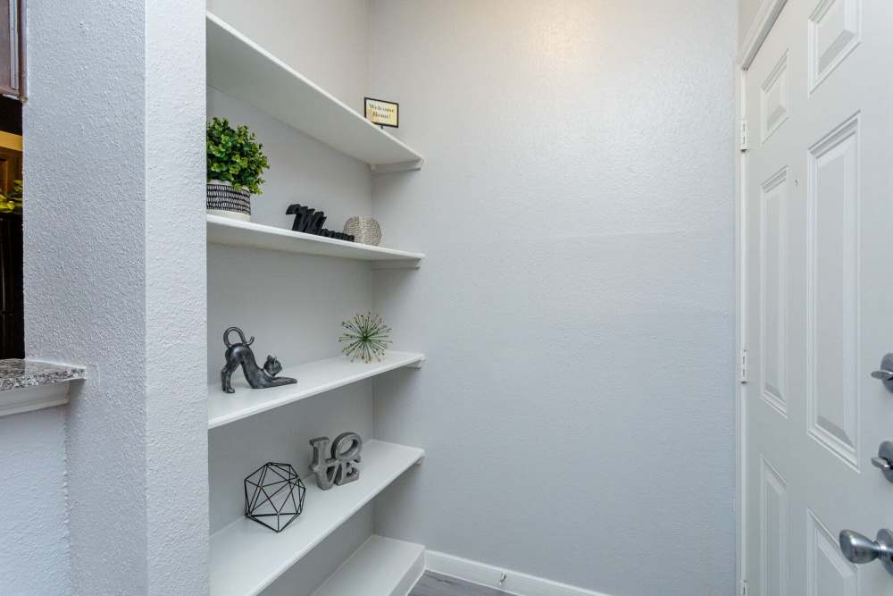 Shelves at Green Tree Place in Houston, Texas
