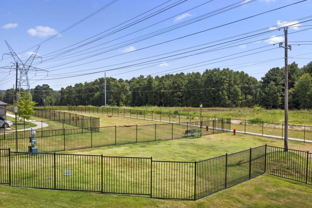 Onsite dog park at Auberge of Tyler in Tyler, Texas