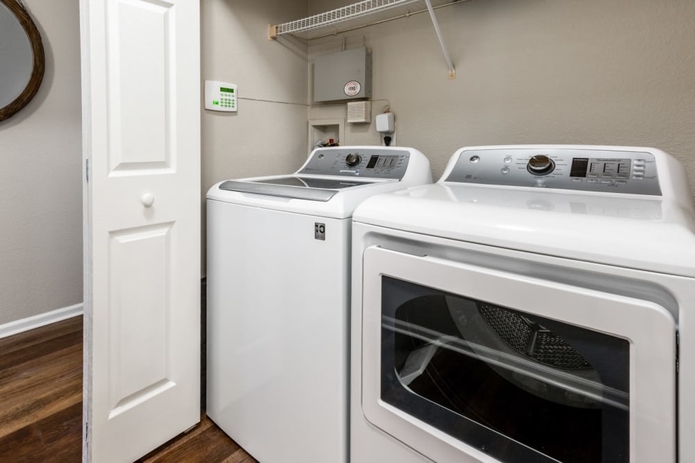 Full size energy efficient washer and dryer at The Links at Plum Creek in Castle Rock, Colorado