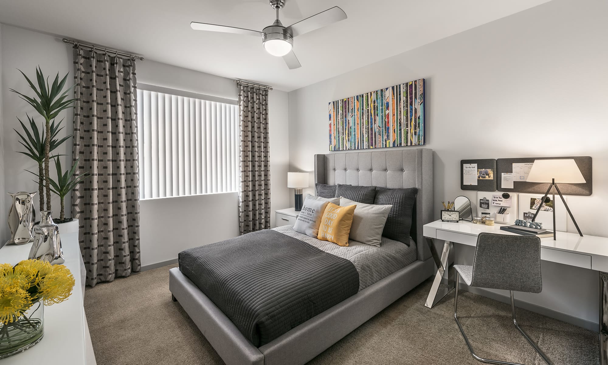 Master bedroom in Goodyear, Arizona at Aviva Goodyear