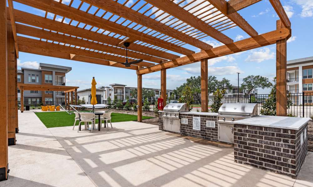 Barbeque grill at Opal Point at Kyle in Kyle,Texas