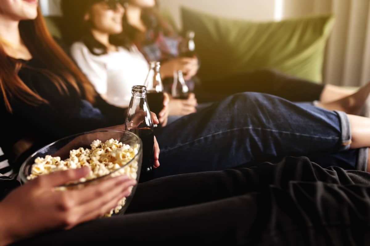 Theatre room at Standard at Royal Lane in Dallas, Texas