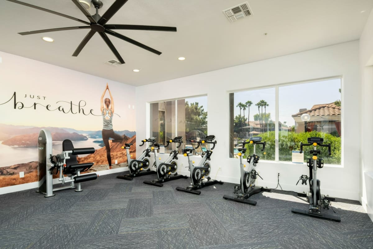 Modern fitness center at Lakes at Arrowhead Ranch, Glendale, Arizona