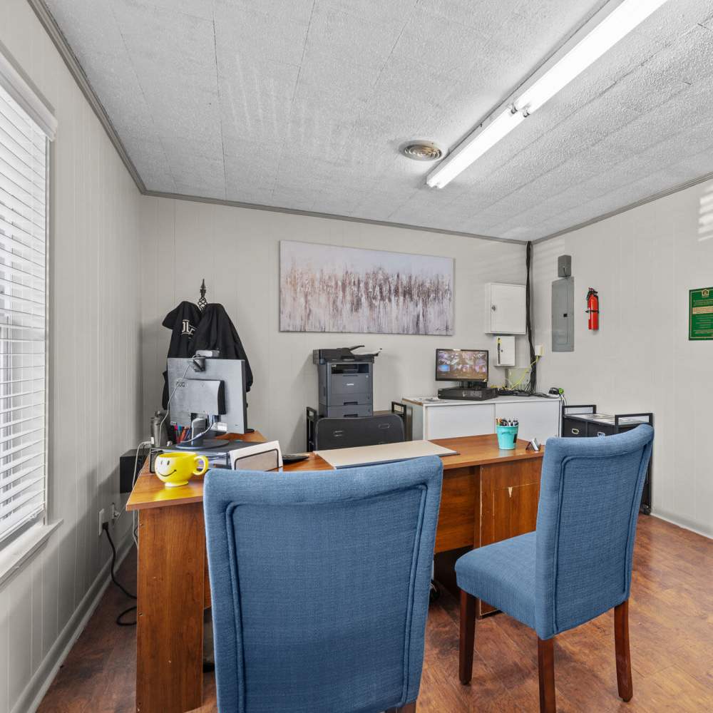 Interior of a leasing office at Commodore in Vicksburg, Mississippi