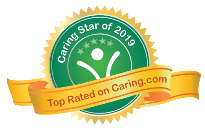 Caring stars award for Heritage Green Assisted Living and Memory Care in Lynchburg, Virginia