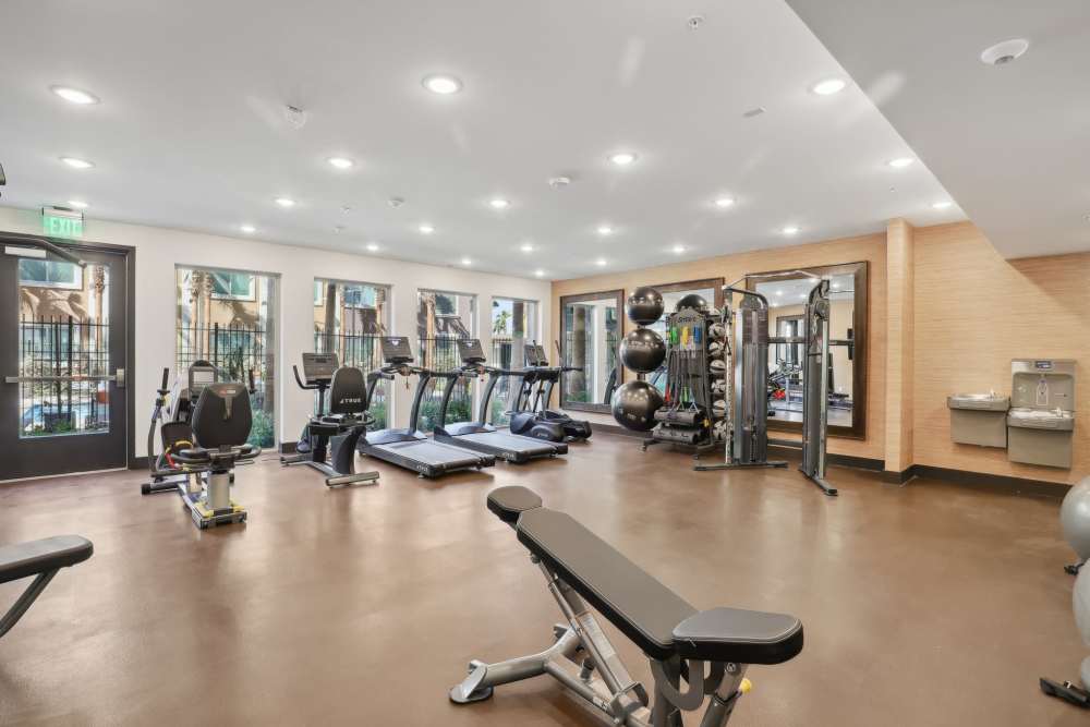 Fitness center at Tempo in Las Vegas Nevada