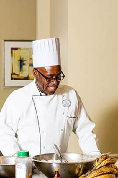 Chef cooking at The Phoenix at Estero in Estero, Florida