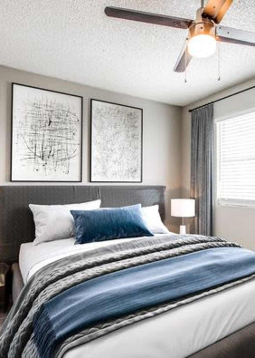 Bedroom at Icon Apartments in San Antonio, Texas