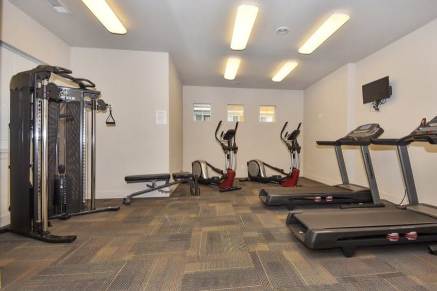 Fitness center at Rock Creek Commons in Vancouver, WA